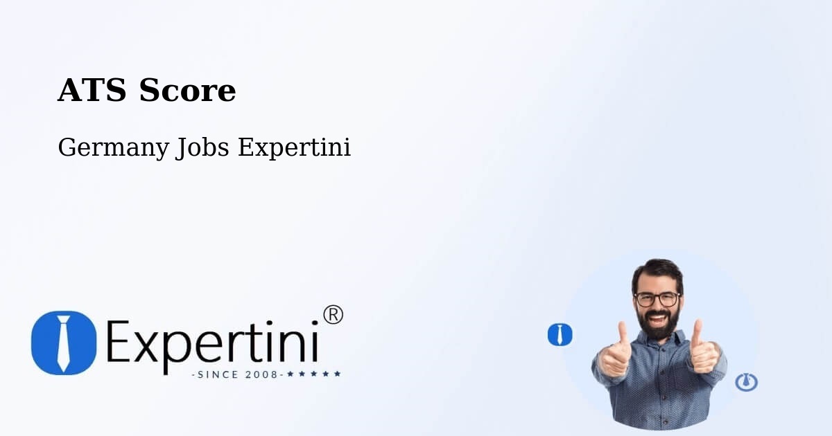 Resume ATS Score & Job Description Match Tool – Meschede - Germany Jobs Expertini
