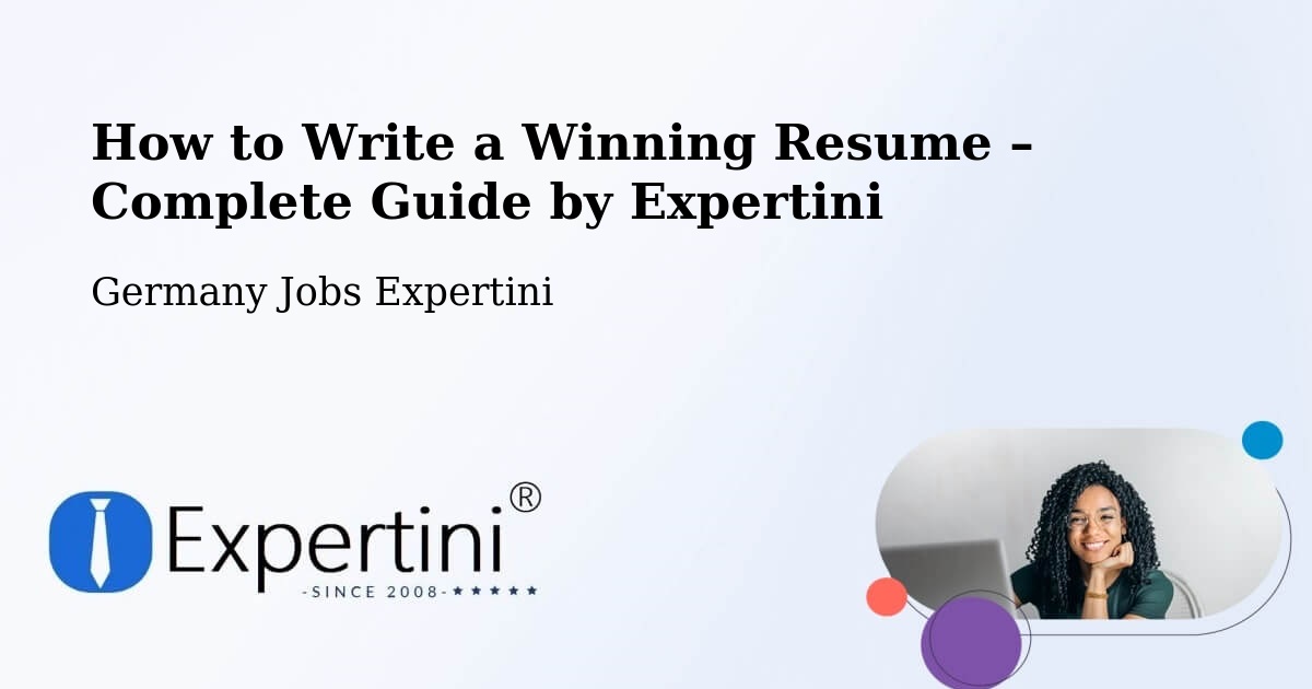 Resume Writing Guide for Job Seekers – Meschede - Meschede, Germany Jobs Expertini